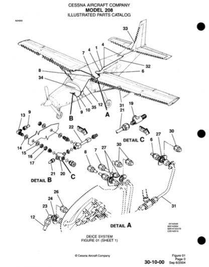 Cessna 208 Caravan Aircraft IPC Parts Manual Download