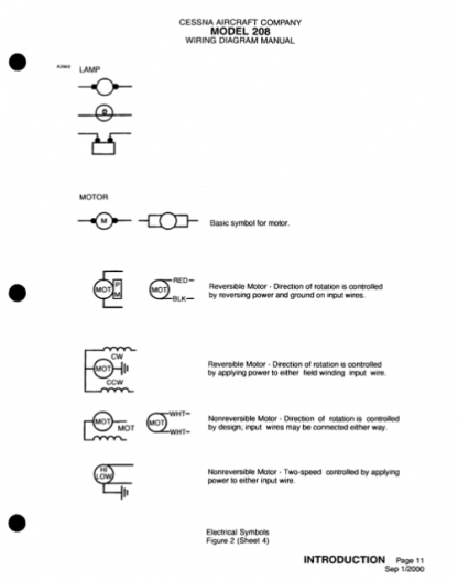 Cessna 208 Caravan Aircraft Wire Diagram Manual Download