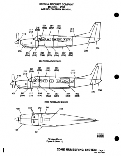 Cessna 208 Caravan Aircraft Wire Diagram Manual Download