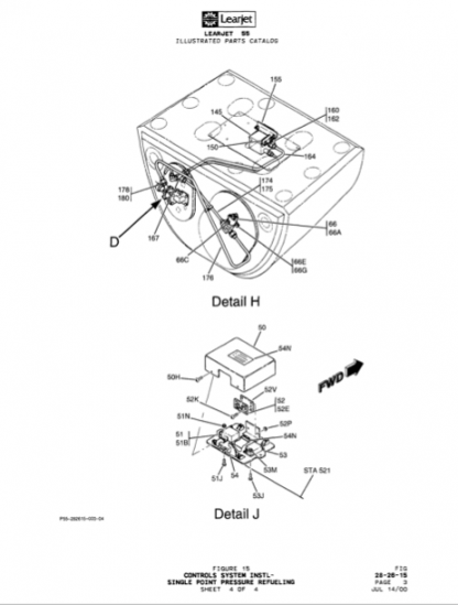 Lear 55 Series Illustrated Parts Catalog (IPC) Download