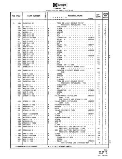 Lear 55 Series Illustrated Parts Catalog (IPC) Download