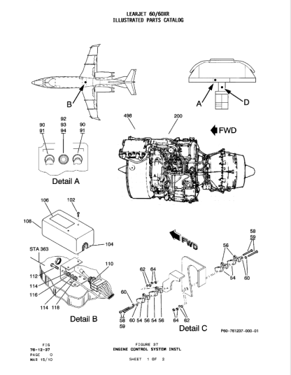 Learjet 60 (IPC) Illustrated Parts Catalog Download - Image 2