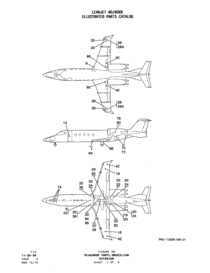 Learjet 60 (IPC) Illustrated Parts Catalog Download - Image 3