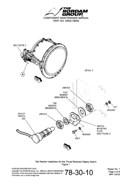 CESSNA BRAVO THRUST REVERSER ASSEMBLY (MM) ILLUSTRATED MAINTENANCE MANUAL DOWNLOAD WITH (IPC) ILLUSTRATED PARTS CATALOUGE DOWNLOAD - Image 3