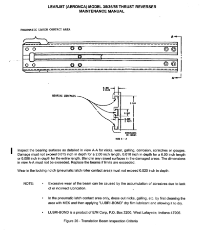 LEARJET 35,36,55 THRUST REVERSER (MM) Illustrated Maintenance Manual Download - Image 2