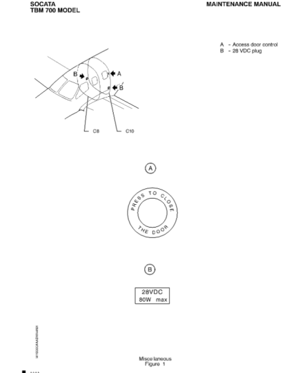 TBM 700 MODEL (MM) Illustrated Maintenance Manual Download - Image 3