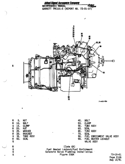 TPE331 -6 amd - 10 TURBO PROP ENGINE IPC Parts Manual Download - Image 3