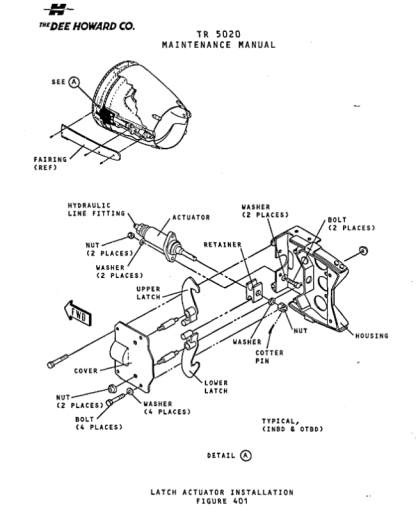 DEE HOWARD CO. TR 5020 THRUST REVERSER (MM), (IPC), (WD) FULL DOWNLOAD - Image 3