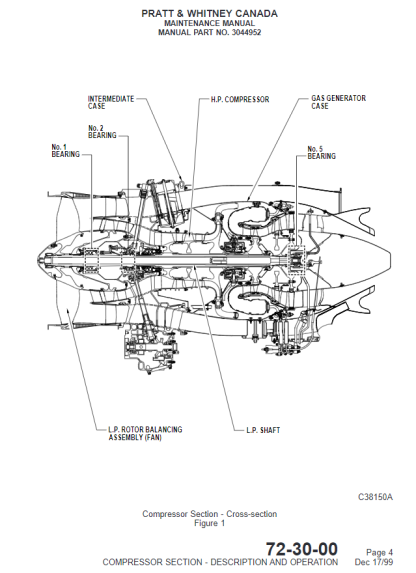 PW 535 Medium Thrust Turbofan Engine (MM) Illustrated Maintenance Manual Download - Image 2