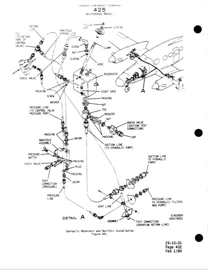 Cessna 425 Aircraft Maintenance Manual (AMM) Download - Image 3