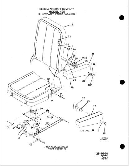 Cessna 425 IPC Illustrated Parts Catalog (IPC) Download - Image 3