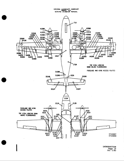 Cessna 441 Wiring Diagram Manual (WDM) Download - Image 2