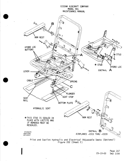 Cessna 441 Maintenance Manual (MM) Download - Image 2