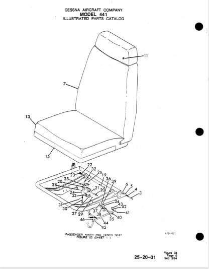 Cessna 441 llustrated Parts Catalog (IPC) Download - Image 2