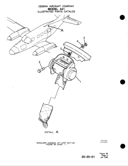 Cessna 441 llustrated Parts Catalog (IPC) Download - Image 3