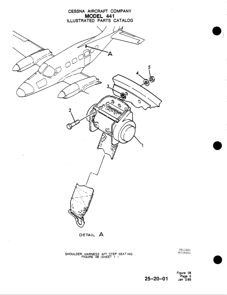 Cessna 441 llustrated Parts Catalog (IPC) Download - Air 2 Manuals