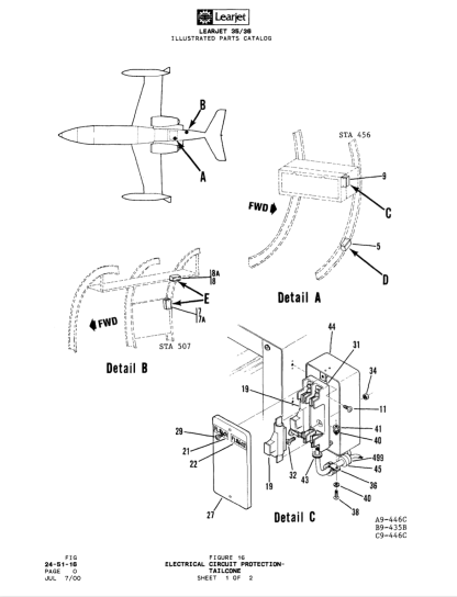 Learjet 35/35A 36/36A Illustrated Parts Catalog (IPC) Download - Image 3