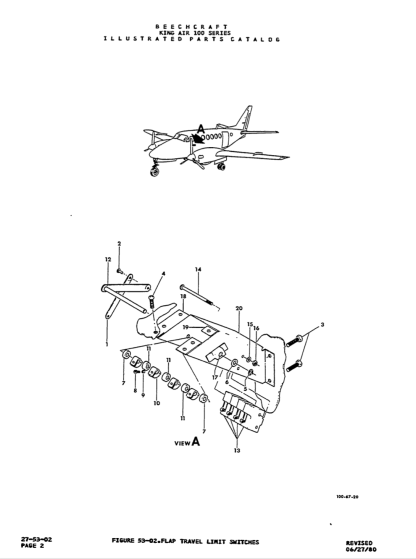 Beech King Air 100 Series Aircraft Illustrated Parts Catalog (IPC) Download - Image 3