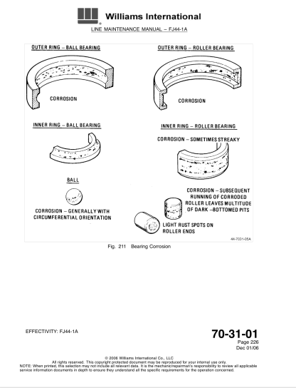 Williams FJ44-1A Line Maintenance Manual (MM) Download - Image 2