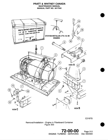 Pratt & Whitney JT15D Maintenance Manual (MM) Download - Image 3