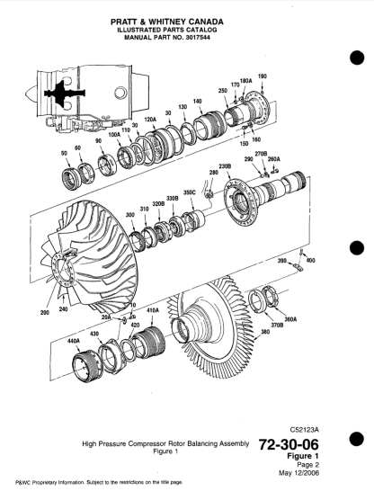 Pratt & Whitney JT15D IPC Parts Manual - Image 2