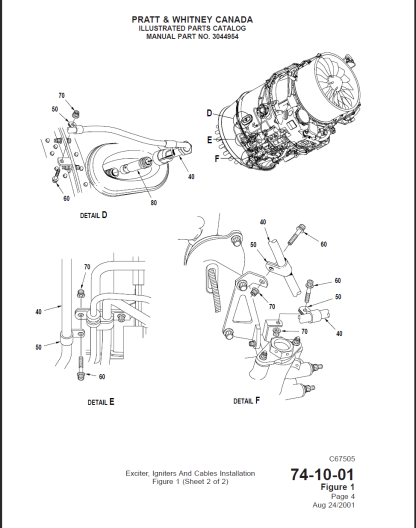 PRATT & WHITNEY 535A Engine IPC ILLUSTRATED PARTS CATALOG - Image 2