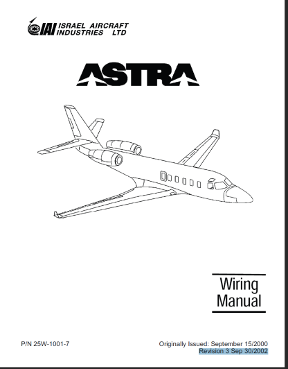 Gulfstream G100 Astra IAI Astra SPX Wiring Diagram Manual Download