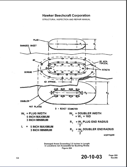 Beechcraft STRUCTURAL INSPECTION AND REPAIR MANUAL SIRM - Image 2