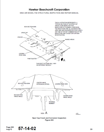 Beechcraft STRUCTURAL INSPECTION AND REPAIR MANUAL SIRM - Image 3