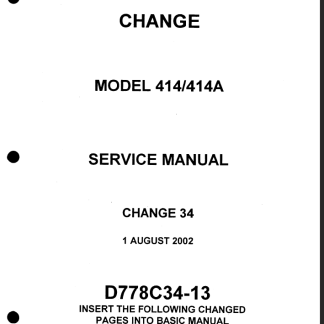 Cessna 414 Service Manual